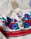 Vintage Floral Soft Sweater: Alternate View #2