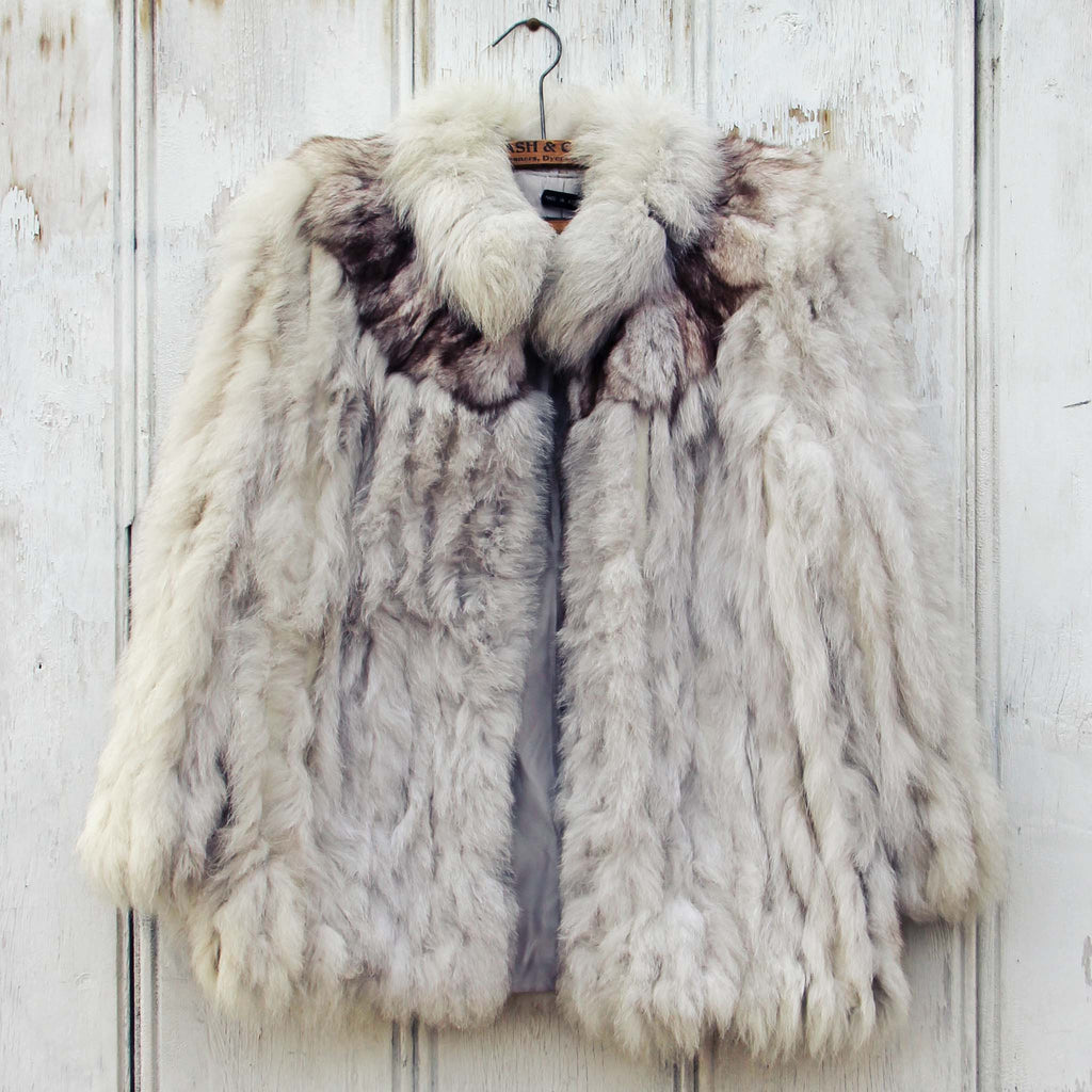 Vintage Ashland Fox Fur Coat, Rugged Vintage Fur & Faux Fur Coats