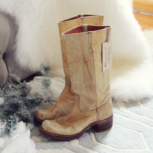 Vintage 70's Frye Campus Boots: Featured Product Image
