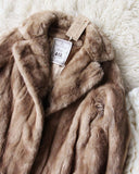 Vintage Metzger Faux Fur Coat: Alternate View #2