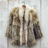 Vintage Nordic Fur Coat: Alternate View #1