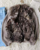 Vintage Fur Knit Sweater Coat: Alternate View #4