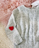 Vintage Heathered Heart Sweater: Alternate View #2