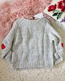 Vintage Heathered Heart Sweater: Alternate View #3