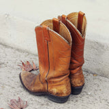 Vintage Amber Cowboy Boots: Alternate View #3