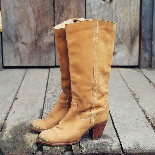 Vintage Honey Zodiac Boots: Featured Product Image