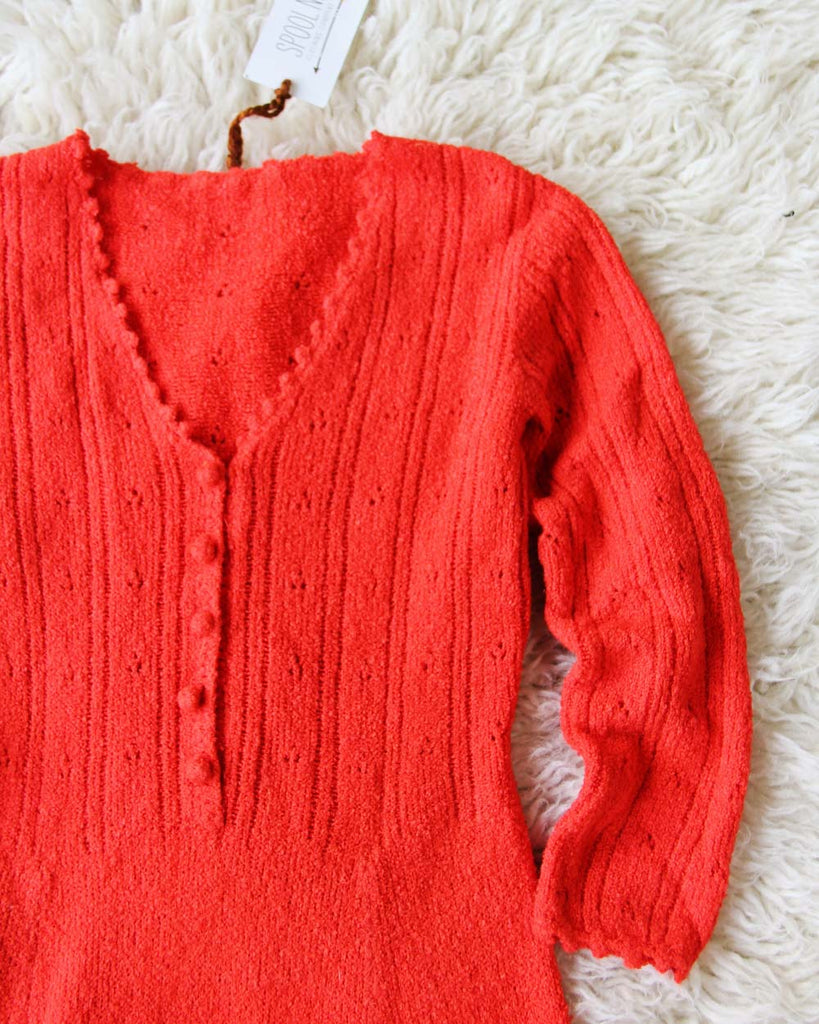 Vintage Sweetheart Knit Sweater Dress, Sweet Vintage Sweater Dresses from  Spool 72