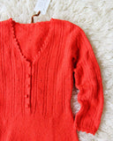 Vintage Sweetheart Knit Sweater Dress: Alternate View #2