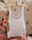 Vintage Lace Cami in White: Alternate View #3