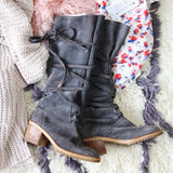 Vintage 70's Lace-up Boots: Alternate View #5