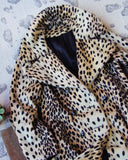 Vintage 60's Leopard Coat: Alternate View #2