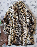 Vintage 60's Leopard Coat: Alternate View #4
