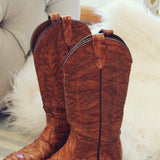 Vintage Marbled Cowboy Boots: Alternate View #3
