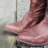 Vintage Oak Boots: Alternate View #2