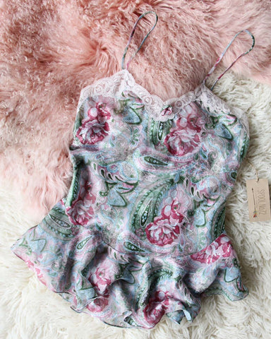 Vintage Paisley Lace Cami