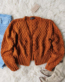 Vintage 70's Rust Nubby Knit Sweater: Alternate View #1