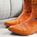 Vintage Santa Fe Boots: Alternate View #2