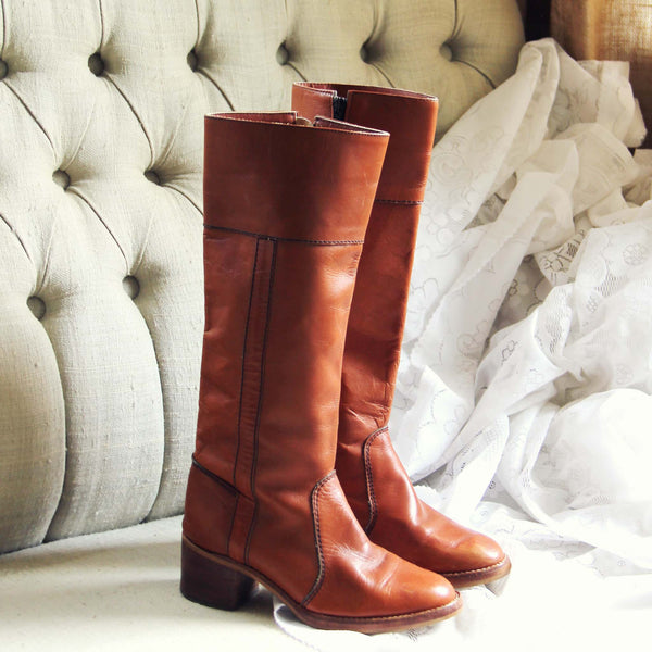 Vintage Sienna Campus Boots: Featured Product Image