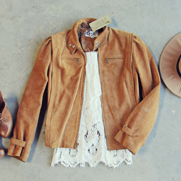 Vintage 70's Suede Jacket: Featured Product Image