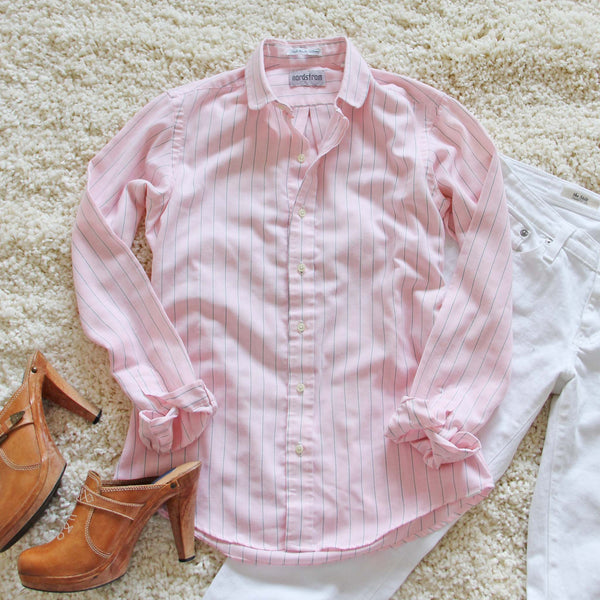 Vintage Sweet Button-up Top: Featured Product Image
