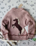 Vintage Sweet Horse Sweater: Alternate View #3