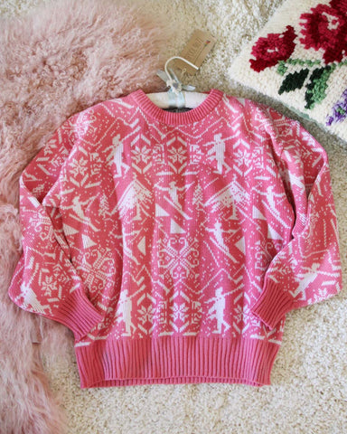 Vintage Sweet Ski Sweater
