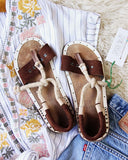 Vintage Venice Leather Sandals: Alternate View #1