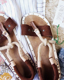 Vintage Venice Leather Sandals: Alternate View #3