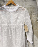 Vintage Billowy Lace Maxi Dress: Alternate View #2