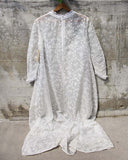 Vintage Billowy Lace Maxi Dress: Alternate View #4