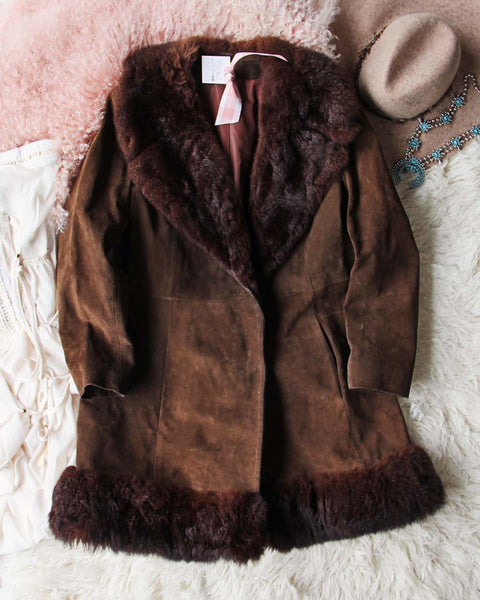 Vintage 70's Boho Coat: Featured Product Image