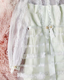 Vintage Daisy Lace Wedding Dress: Alternate View #3
