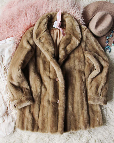 Vintage Lux Cozy Faux Fur Coat: Featured Product Image
