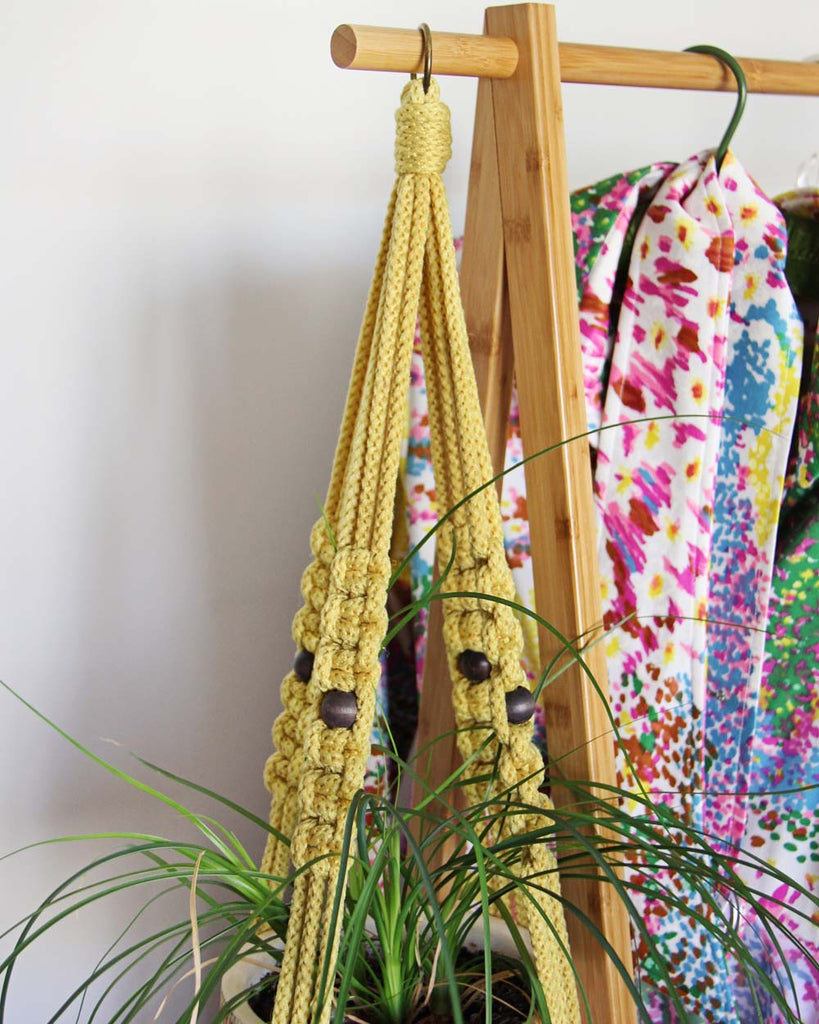 Vintage Macrame Plant Hanger, Vintage Home Goods from Spool 72