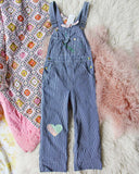 Vintage Quilted Heart Overalls: Alternate View #1