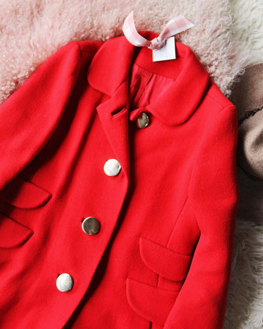 Vintage Ruby Car Coat