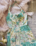 Vintage 70's Rose Vine Dress: Alternate View #1