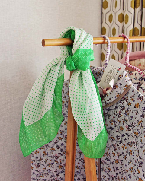 Vintage Spring Dot Scarf: Featured Product Image
