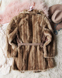 Vintage Lux 70's Faux Fur Coat: Alternate View #3