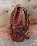 Vintage Leather Backpack: Alternate View #3