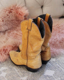 Vintage Sandstone Boots: Alternate View #3