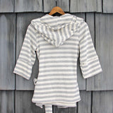 Wayfarer Stripe Hoodie in Gray: Alternate View #4