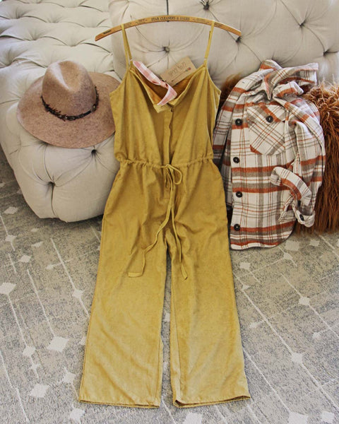 West Suede Overalls: Featured Product Image