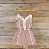 Whiskey & Rye Romper in Taupe: Alternate View #1
