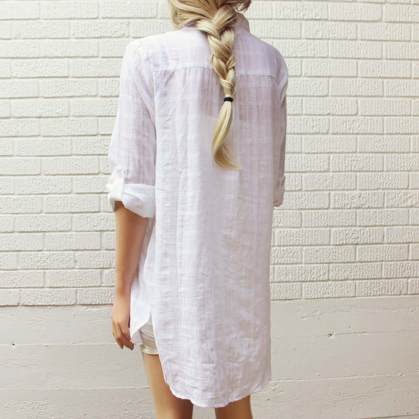 White Sage Shirt Dress: Featured Product Image