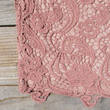Wild Horses Lace Dress in Dusty Pink: Alternate View #3