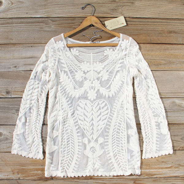 Wild & Myth Lace Blouse: Featured Product Image