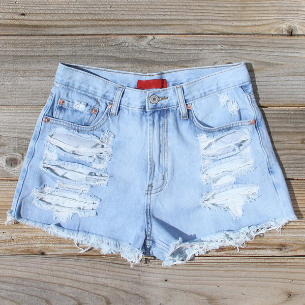 Wildwood Distressed Shorts: Featured Product Image
