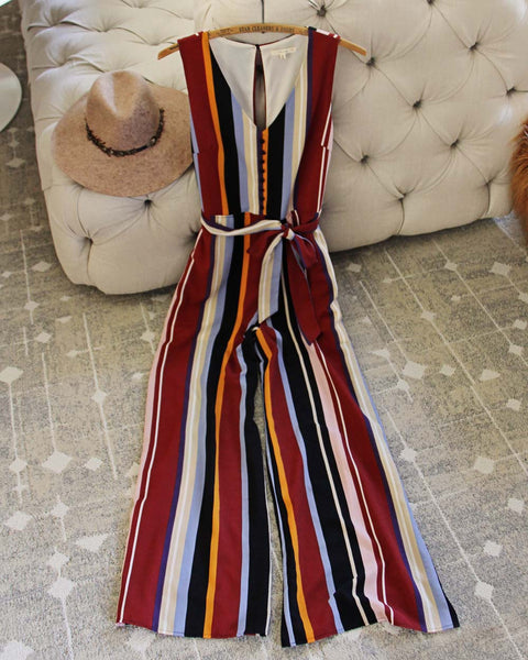 Winnie Stripe Jumpsuit: Featured Product Image