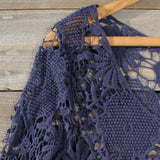 Winterly Lace Blouse in Navy: Alternate View #2